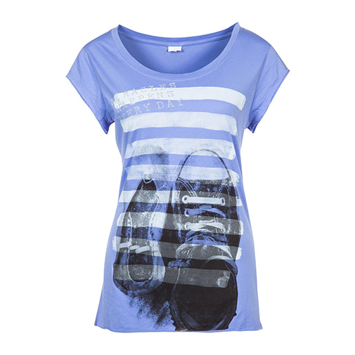 SHOES - tshirt z nadrukiem - Dimensione Danza - kolor niebieski