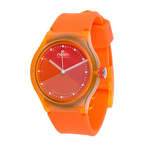 33067DS10 - zegarek - Noon Copenhagen - kolor pomarańczowy